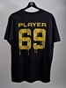 Picture of  KOSZULKA OVERSIZE " pussy player gold 69 " unisex