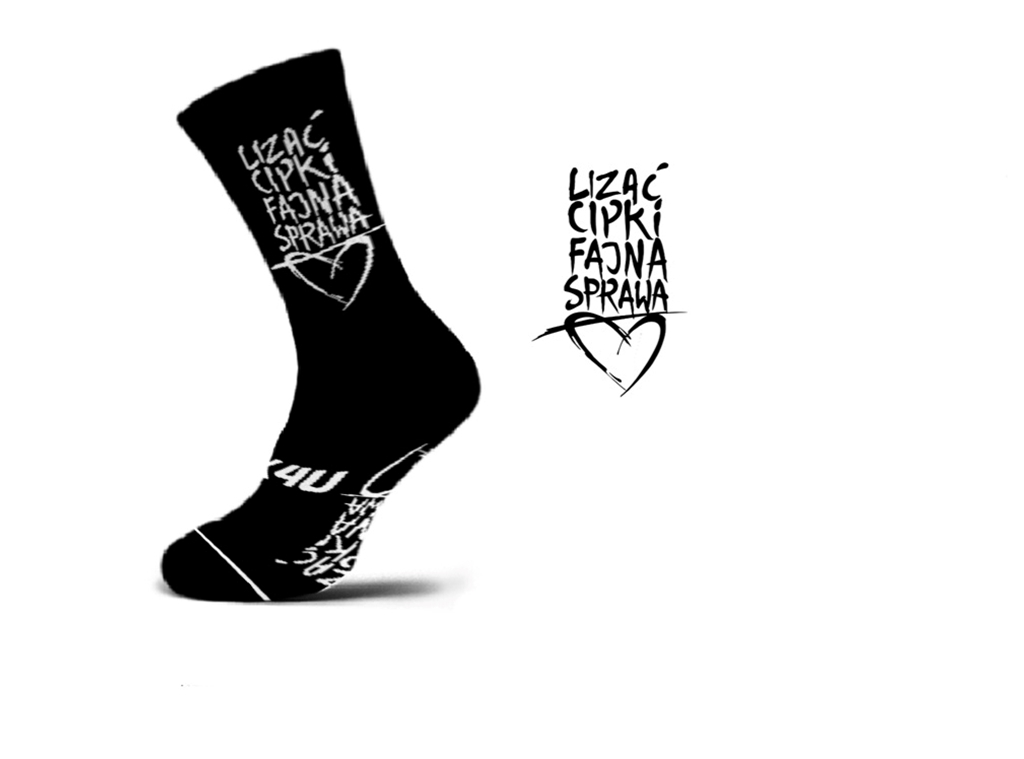 Obrazek  Skarpetki "PUSSY BLACK" długie  