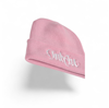 Obrazek Czapka Zima PINK "KALIGRAFIA WHITE" 2K25