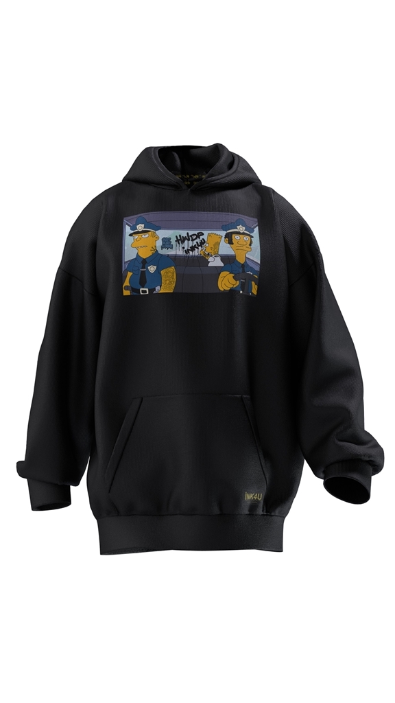 Obrazek BLUZA kangurka  "ART IS NOT A CRIME HWDP" unisex 