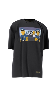 Obrazek KOSZULKA OVERSIZE " ART IS NOT A CRIME HWDP" unisex