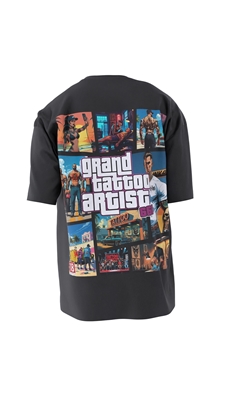 Picture of  KOSZULKA OVERSIZE " GTA 666 " unisex