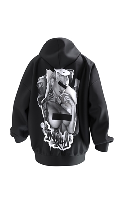 Obrazek BLUZA ZAMEK  "SINNER X" unisex 2k26